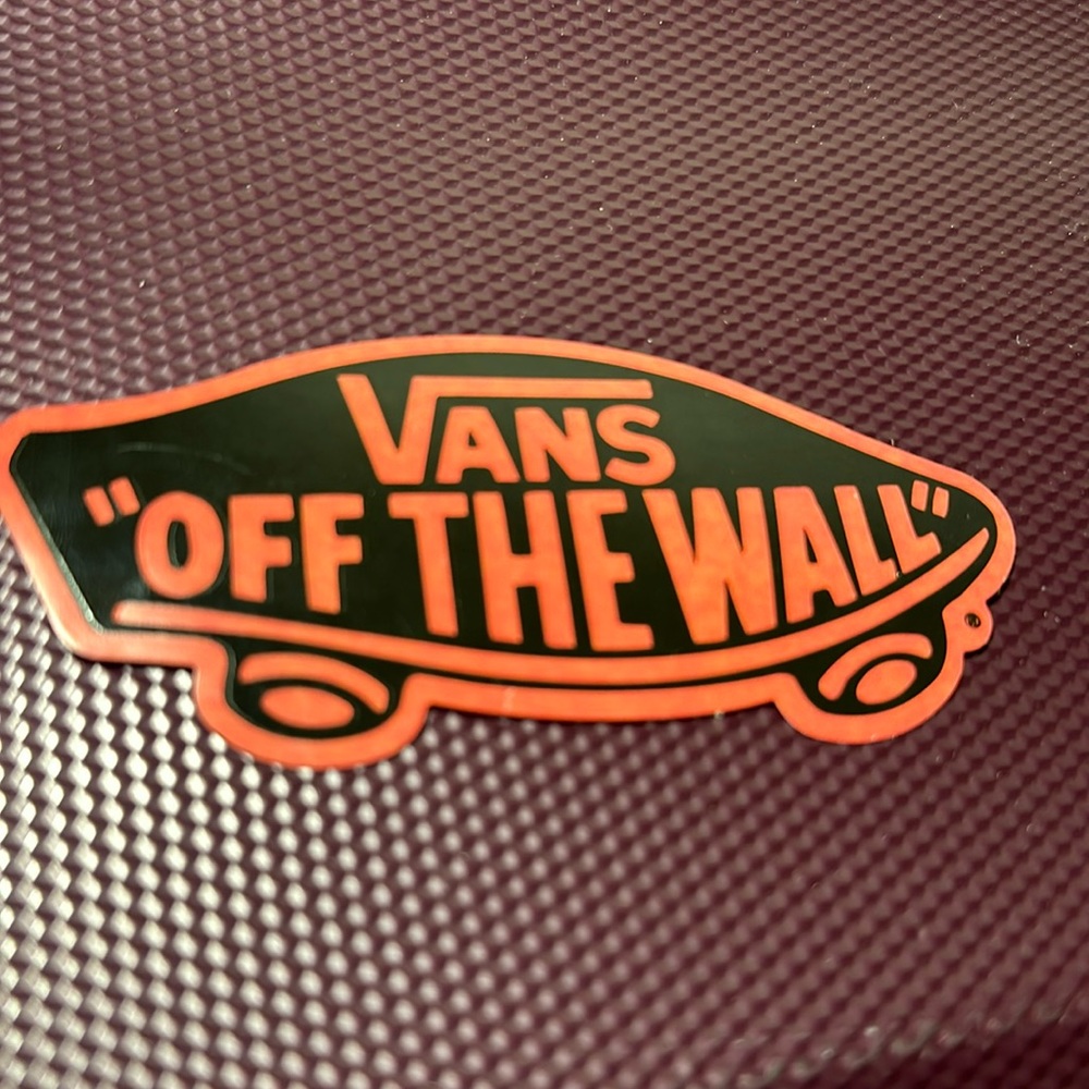 Vans skateboard sticker